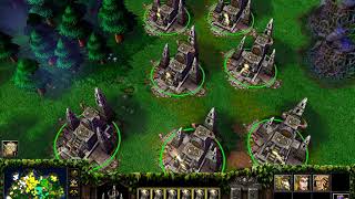 Warcraft 3 Siege of Quelthalas  Secret Passageway  Sylvanas Ranger Corps Gameplay [upl. by Iht]