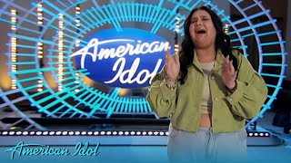 Nicolinas Idol Stunning Audition Gets All 3 JUDGES ON THEIR FEET [upl. by Nirrek]