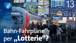 Medienbericht Große Probleme mit Fahrplänen der Deutschen Bahn [upl. by Krispin233]