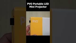 PVO portable LED mini projector [upl. by Hluchy]