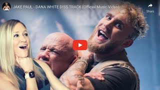 JAKE PAUL  DANA WHITE DISS TRACK Official Music Video  My Reaction [upl. by Zuckerman]