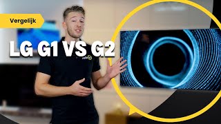 Vergelijking LG OLED G1 vs LG OLED G2  HelloTV [upl. by Atinihs989]