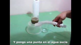 Turning mud into crystal clear water using only paper towel [upl. by Tecla310]