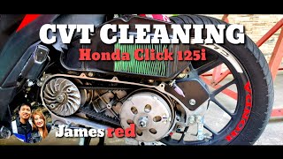 Honda Click 150i v1 cvt cleaning [upl. by Eirene]