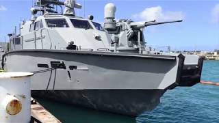 Coastal Riverine Squadron Two Exercise Aboard a Mk VI Patrol Boat [upl. by Chisholm524]