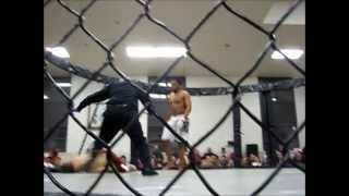 Guy Gets hit withquot G6 Haymakerquot at MMA Fight [upl. by Eivets]