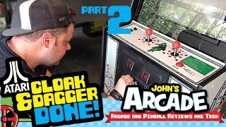 Done Atari Cloak amp Dagger Arcade Restore Part 2 [upl. by Layman]