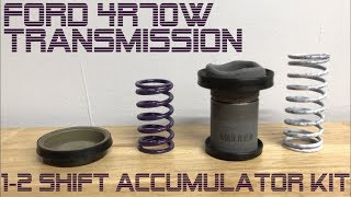 FORD 4R70W TRANSMISSION SLOW GEAR SHIFT  12 ACCUMULATOR KIT [upl. by Vijnas]