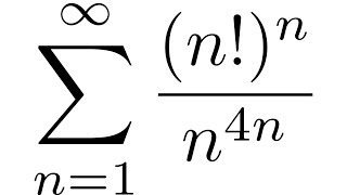 Infinite Series Converges or Diverges SUMnnn4n Example with the Root Test [upl. by Jaela]