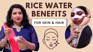 WOW Rice Water Face pack for Instant Skin Brightening  Home Remedies  Vasundhara Tips  Hair Care [upl. by Kristen]