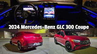 2024 MercedesBenz GLC 300 Coupe Night POV Drive [upl. by Drolyag38]