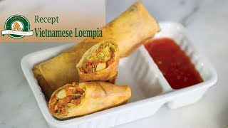 Recept Vietnamese loempia s maken met kip vulling [upl. by Ketty]