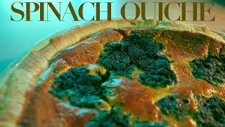 Quick Easy and Light Spinach Quiche Recipe with Puff Pastry [upl. by Naeruat452]