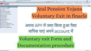 Atal Pension Yojana withdrawal process  How to Close APY [upl. by Ynnohj277]