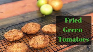 Fried Green Tomatoes  Crispy Classic Dish [upl. by Rehpotsrihc]