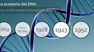 DNA 1 Il DNA è il vettore dellinformazione genetica [upl. by Ytirev]