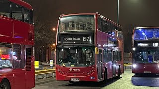 FULL REVS  LAST ARRIVA 157  Journey on Route 157  T192 LJ60 ATK  Alexander Enviro 400 102m [upl. by Ricoriki]