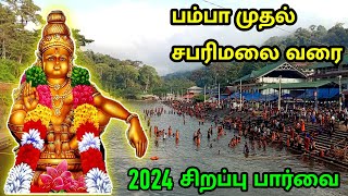 Pamba to Sabarimala 2024  பம்பா முதல் சன்னிதானம் வரை  Ayyappa Swamy Temple [upl. by Trinatte]