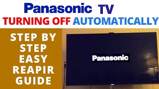 Panasonic TV turning On and Off  Fix it Now [upl. by Edyth]