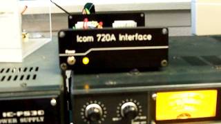 Icom 720A with Ham Radio Deluxe Interface and Rotary Relay Replacement [upl. by Norwood]