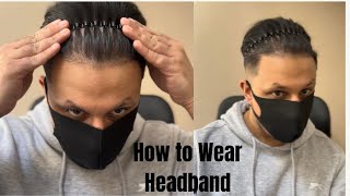 HOW TO WEAR A HAIRBAND  EASY METHOD [upl. by Aittam]