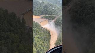 Waterville Dam overflowing from Hurricane Helene hurricane helene [upl. by Kirstin913]