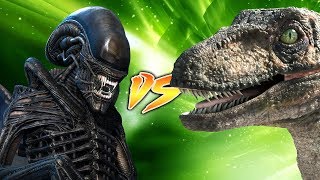 VELOCIRAPTOR VS XENOMORPH Who Would Win [upl. by Fiden]