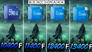 Intel i5 10400F vs 11400F vs 12400F vs 13400F  Test  1080p  1440p  RTX 4090 [upl. by Enyallij]