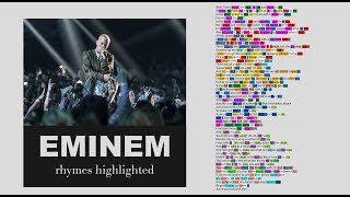 Eminem on Speedom  Lyrics Rhymes Highlighted 100th Upload [upl. by Capp]