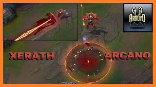 👹🎇XERATH ARCANO skin lol ESPAÑOL animaciones 2021 Arcana Xerath league of legends🎇👹 [upl. by Hobie]