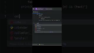 Solution of Factorial in Python pythontricks pythonprogramming aitechnology shorts [upl. by Torbart556]