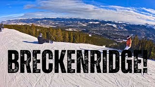 Skiing Breckenridge Ski Resort Colorado [upl. by Ybrik]