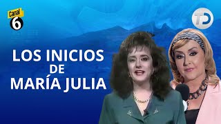 Los inicios de la Licenciada María Julia en Multimedios shorts telediariomonterrey [upl. by Chico]