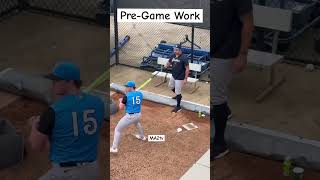 Work NYY prospect Cade Smith working fundamentals before a start Baseball ⚾️ Life MA2tv MILB [upl. by Desdee]