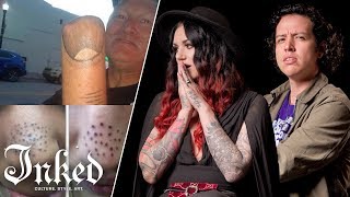 Tattoo Artists Fix Bad Tattoos 2  Tattoo Artists Answer [upl. by Otsirave]