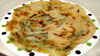 Resepi Penkek Korea  Korean Pancake Recipe [upl. by Matthus]