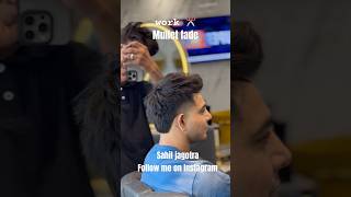 Mullet fade haircut✂️ fadedbysahil youtubeshorts [upl. by Naleag]