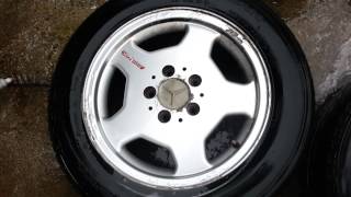 MERCEDES C CLASS AMG 15 INCH ALLOY WHEELS [upl. by Rella572]