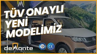 2022 Transporter Modelimiz TUV Onaylı Üç Kişilik Yatak Olabilen Koltuk ve TUV Onaylı SCA Popup Tavan [upl. by Jo-Anne]