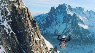 FULL Paragliding Vallee Blanche Chamonix GoPro 7 Black 4k 60FPS Skybean ChaseCam Niviuk Koyot 3 p [upl. by Av893]