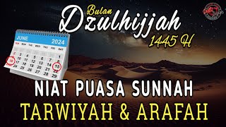 NIAT PUASA TARWIYAH amp ARAFAH❗ [upl. by Lrak]