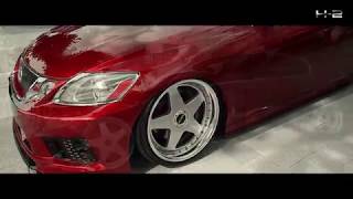 H2 Tuned GS430 V8  AIMGAIN Bodykit amp GVS 19quot wheel install [upl. by Cirdor]