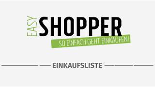 EASY Shopper  Einkaufsliste [upl. by Eelasor]