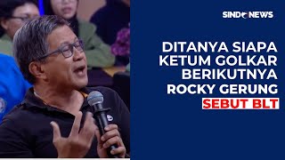 Pengakuan Mengejutkan Rocky Gerung Soal Airlangga Hartarto Mundur dari Ketum Golkar [upl. by Gamages]