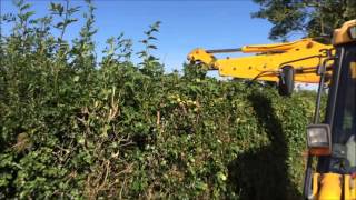 Slanetrac JCB Hedgecutter Attachment [upl. by Craw]