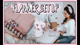 GOALS FOR 2019 MY PLANNER SET UP [upl. by Nosnhoj]