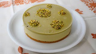 Ricetta Cheesecake al pistacchio  Pistachio Cheesecake recipe ASMR cakeshare [upl. by Pegeen454]