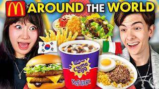 We Try The Best Food From International McDonalds [upl. by Nonnair]