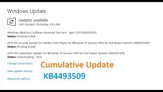 Cumulative Update for Windows 10 Version 1809 for x64 based Systems KB4493509 [upl. by Brent149]