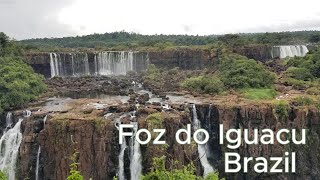 Iguazu Falls Brazil Side  Casual Stroll With Beautiful Paths Coatis and Waterfalls [upl. by Farrell]